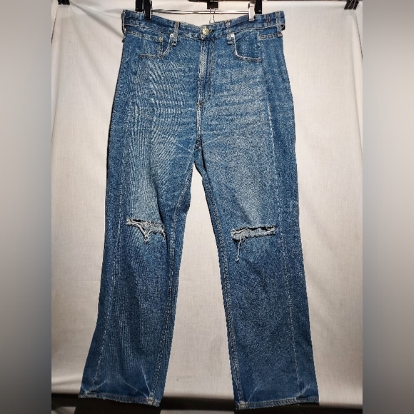 rag & bone Denim - rag & bone Blue Straight Leg Jeans